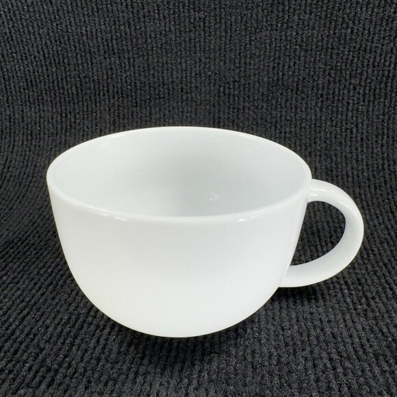 Le Gourmet Chef White Ceramic Large Oversized Coffee Mug Cup Set 2 Mugs Cups - Picture 9 of 13